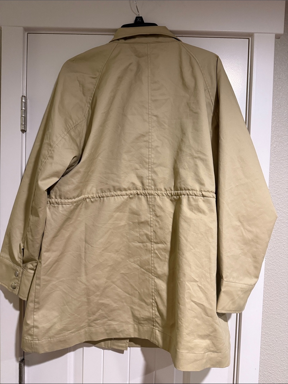 a new day Light Tan Anorak Coat with Snap Front - Picture 4 of 9